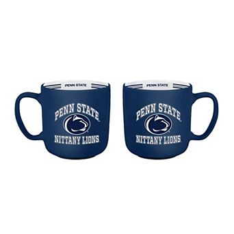 Logo Brands Penn State Nittany Lions Two-Piece 15oz. Stripe Mug Set