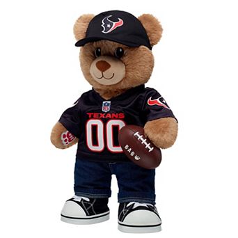 Build-A-Bear Houston Texans Happy Hugs Teddy Bear Gift Set