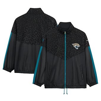 Women's Nike Black Jacksonville Jaguars 2026 Rivalries Collection Oversized Full-Zip Jacket