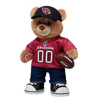 Build-A-Bear Arizona Cardinals Happy Hugs Teddy Bear Gift Set
