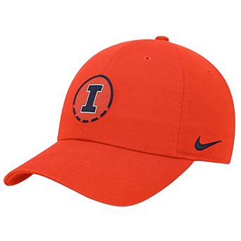 Men's Nike Orange Illinois Fighting Illini Primetime Basketball Club Adjustable Hat