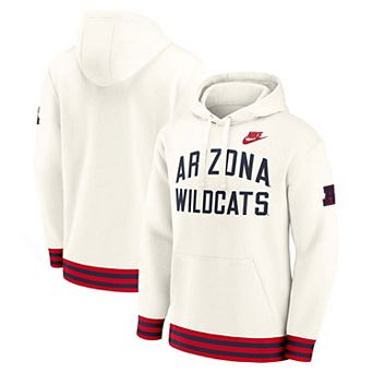Men's Nike Cream Arizona Wildcats Legacy Retro Pullover Hoodie