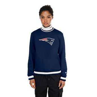 Women's New Era Navy New England Patriots Sport Classics Turtleneck