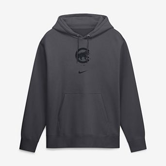 Men's Nike Anthracite Chicago Cubs Washed Club Fleece Hoodie