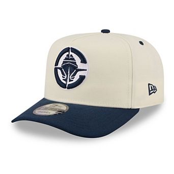 Men's New Era Cream/Navy LA Clippers City A-Frame 9FIFTY Snapback Hat