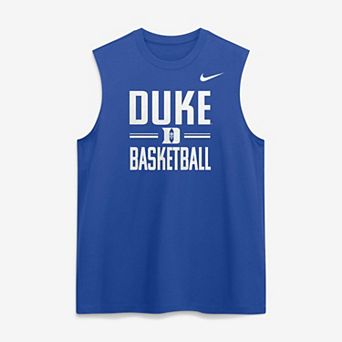 Men's Nike Royal Duke Blue Devils Courtside Legend Sleeveless T-Shirt
