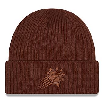 Men's New Era Brown Phoenix Suns Color Pack Cuffed Knit Hat
