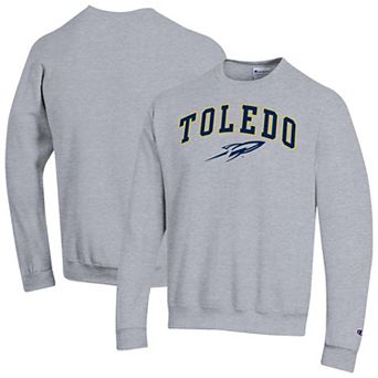 Men's Champion Heather Gray Toledo Rockets Arch Powerblend Sweatshirt