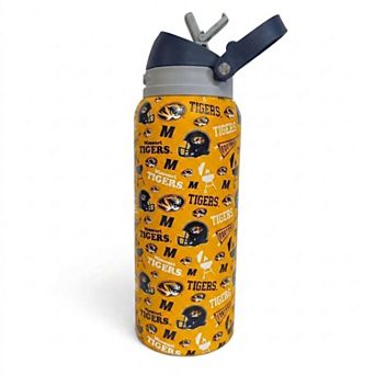 Pegasus Missouri Tigers 32oz. Game Day Pennant Stainless Steel ProPress Water Bottle