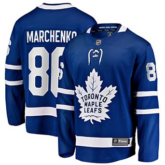 Men's Fanatics Kirill Marchenko Blue Toronto Maple Leafs Home Breakaway Jersey