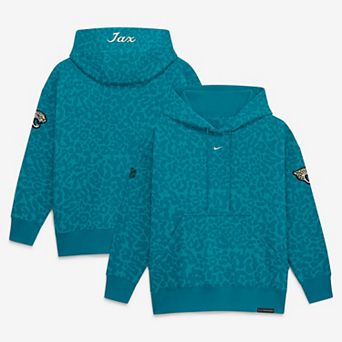 Women's Nike Teal Jacksonville Jaguars 2026 Rivalries Collection Oversized Pullover Hoodie