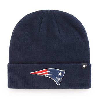 Youth '47 Navy New England Patriots Raised Cuff Knit Hat
