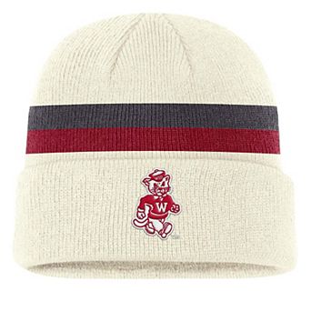 Men's Nike Cream Washington State Cougars Legacy Lettered Cuffed Knit Hat