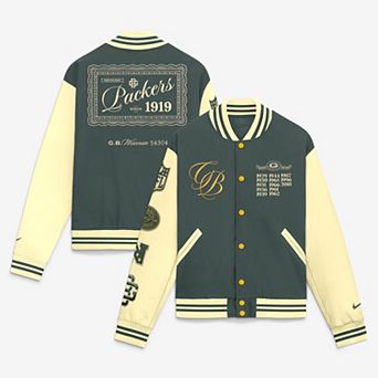 Men's Nike Green Green Bay Packers 2026 Rivalries Collection Varsity Jacket
