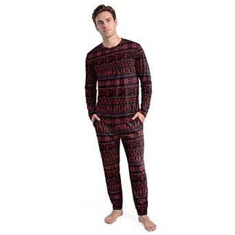 Men's Concepts Sport Black Atlanta Falcons Jubilee Long Sleeve T-Shirt & Pant Set