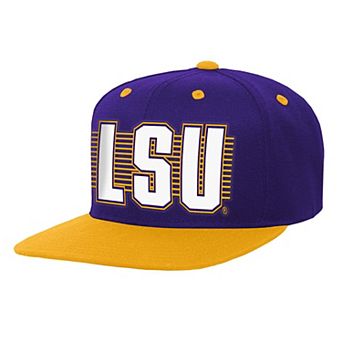 Youth Outerstuff Purple LSU Tigers Deadstock Snapback Hat