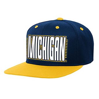 Youth Outerstuff Navy Michigan Wolverines Deadstock Snapback Hat