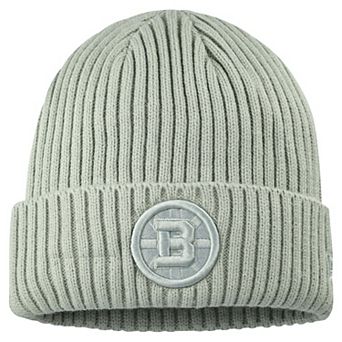 Men's New Era Sage Green Boston Bruins Color Pack Cuffed Knit Hat