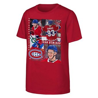 Youth Outerstuff Ivan Demidov Red Montreal Canadiens All For One T-Shirt