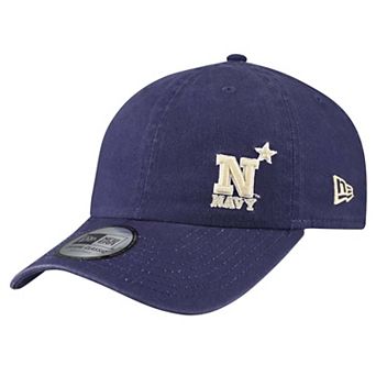 Unisex New Era Navy Navy Midshipmen Offset Casual Classic Adjustable Hat