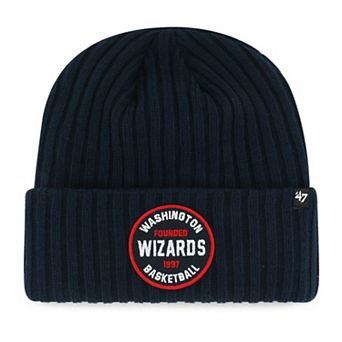 Men's '47 Navy Washington Wizards Ribbed Snowdrift Cuffed Knit Hat
