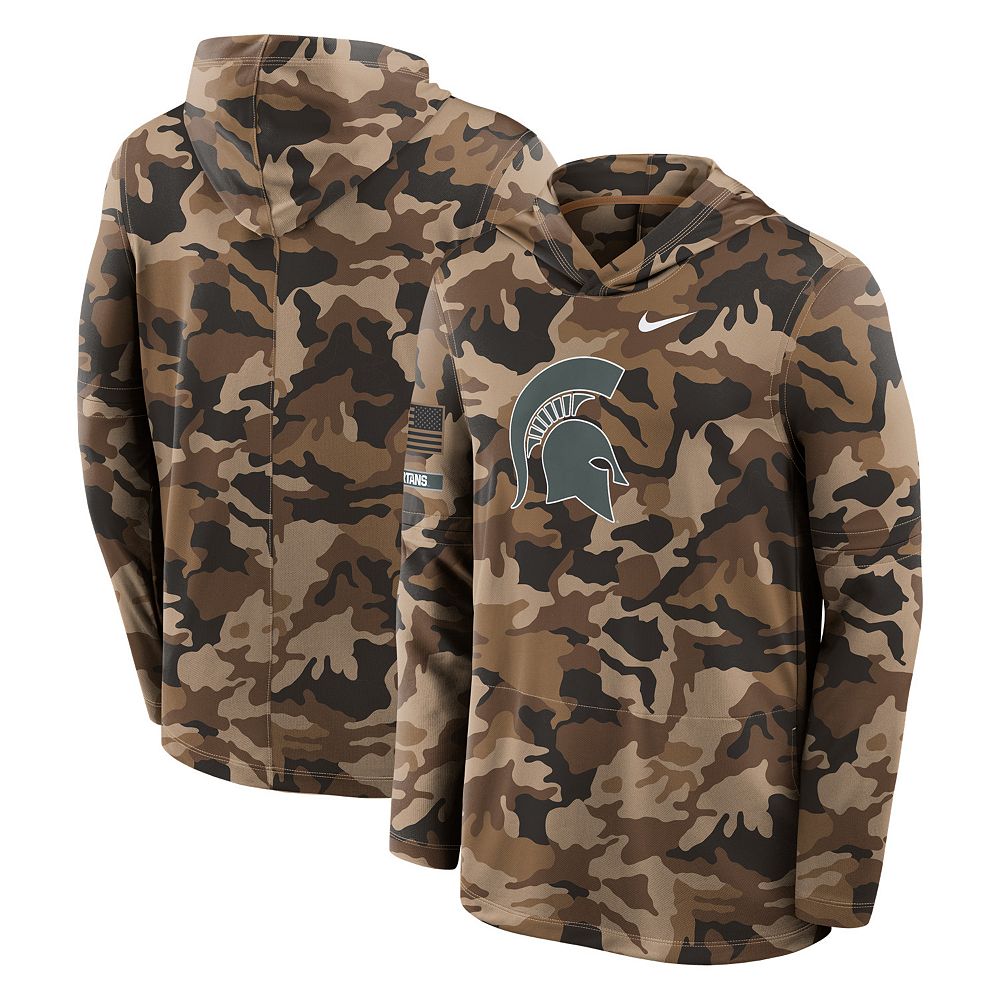 Men's Nike Camo Michigan State Spartans 2026 Military Appreciation ...