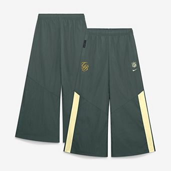 Women's Nike Green Green Bay Packers 2026 Rivalries Collection Wide Leg Woven Pants
