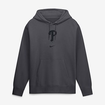 Men's Nike Anthracite Philadelphia Phillies Washed Club Fleece Hoodie