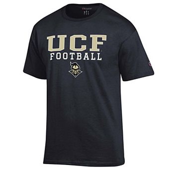 Men's Champion Black UCF Knights Football Stack T-Shirt