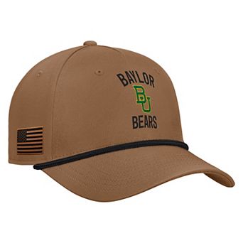 Men's Nike Brown Baylor Bears 2026 Military Appreciation Rope Rise 5-Panel Adjustable Hat