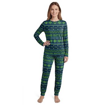 Women's Concepts Sport College Navy Seattle Seahawks Jubilee Sleep Set