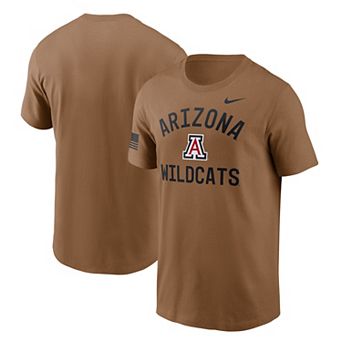 Men's Nike Brown Arizona Wildcats 2026 Military Appreciation Sideline Dri-FIT T-Shirt