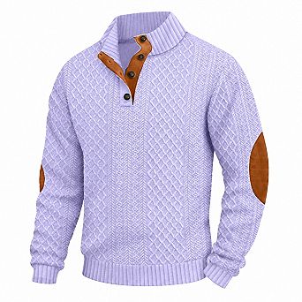 Men's Casual Long Sleeve Quarter Zip Pullover Sweatshirt for Outdoor Casual Wear