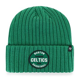 Men's '47 Kelly Green Boston Celtics Ribbed Snowdrift Cuffed Knit Hat