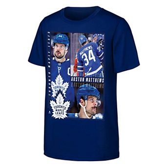 Youth Outerstuff Auston Matthews Blue Toronto Maple Leafs All For One T-Shirt
