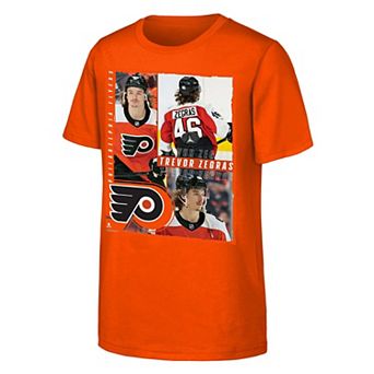 Youth Outerstuff Trevor Zegras Orange Philadelphia Flyers All For One T-Shirt