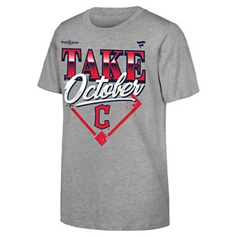 Youth Fanatics Heather Gray Cleveland Guardians 2026 American League Division Series Champions Locker Room T-Shirt