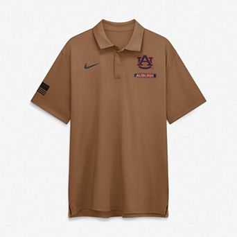 Men's Nike Brown Auburn Tigers 2026 Military Appreciation Tour Polo