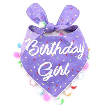 Luxury Pet Birthday Bandanas