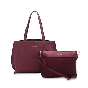 Campo Marzio Roma 1933 Women's Tina Tote Two-Tone Design Bag With Clutch Bag