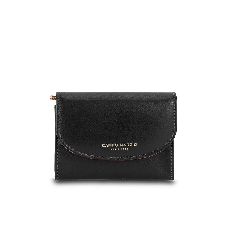 Campo Marzio Roma 1933 Women's Cady Wallet With Snap-Button Closure