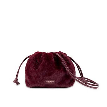 Campo Marzio Roma 1933 Women's Mini Bon Bon Faux Fur Drawstring Crossbody Bag