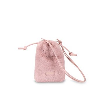 Campo Marzio Roma 1933 Women's Marmalade Faux Fur Phone Holder Mini Bag