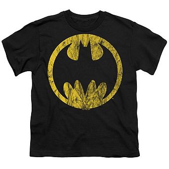 Batman Circle Short Sleeve Youth T-Shirt