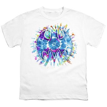 Batman Bat Dye Short Sleeve Youth T-Shirt