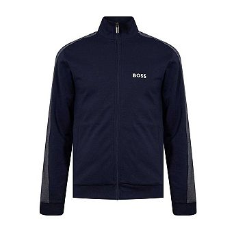 Boss Mens Mock Neck Track Jacket