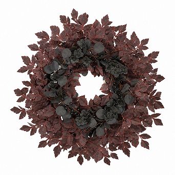 Artificial Cimicifuga Fall Wreath For Front Door Home Decor