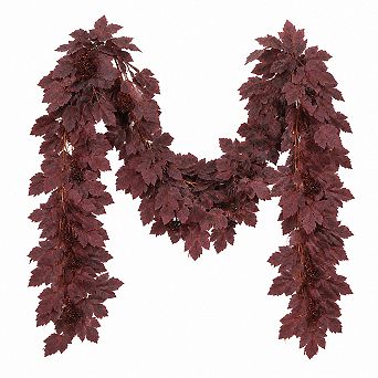 2-Pack Grape Leaf Halloween Garland Festive Decor
