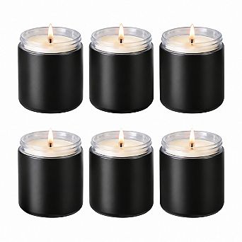 6-Pack Fall Scented Soy Candles Gift Set For Home