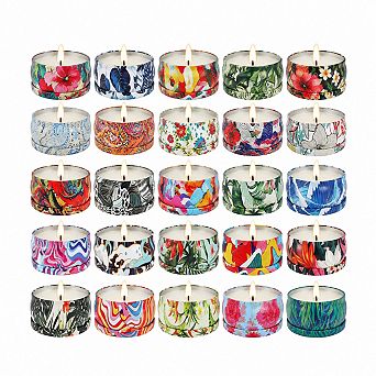 36-Pack Scented Candles Advent Calendar Soy Wax Gifts for Home Holiday